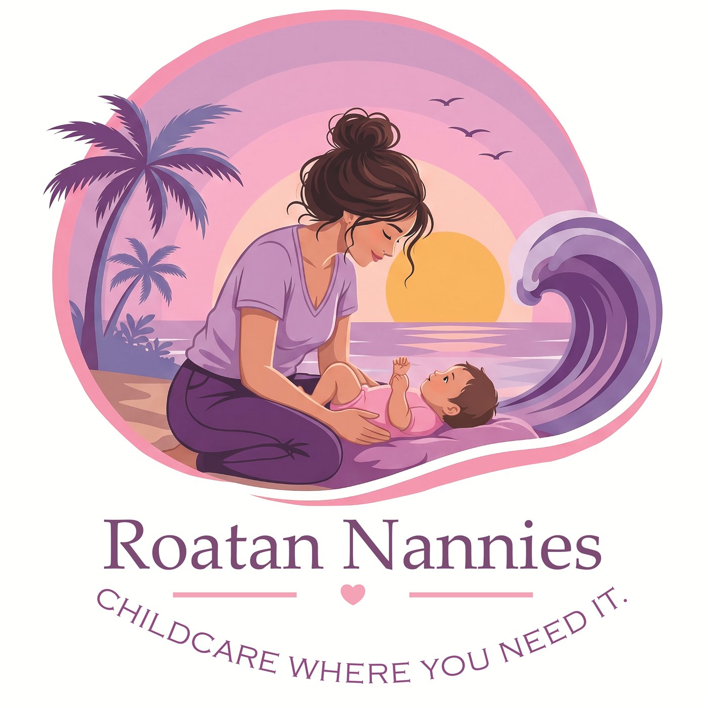 Roatan Nannies full logo